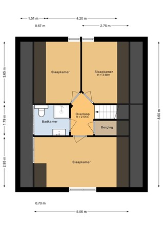 Floorplan - Nieuwesluisweg 1-101, 4511 RG Breskens